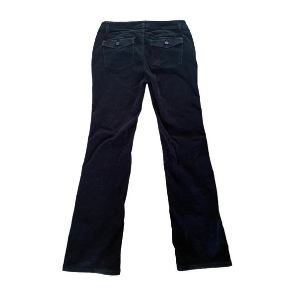 White House Black Market Black Corduroy Boot Leg Pants. Women's Size 6. work - Picture 4 of 6